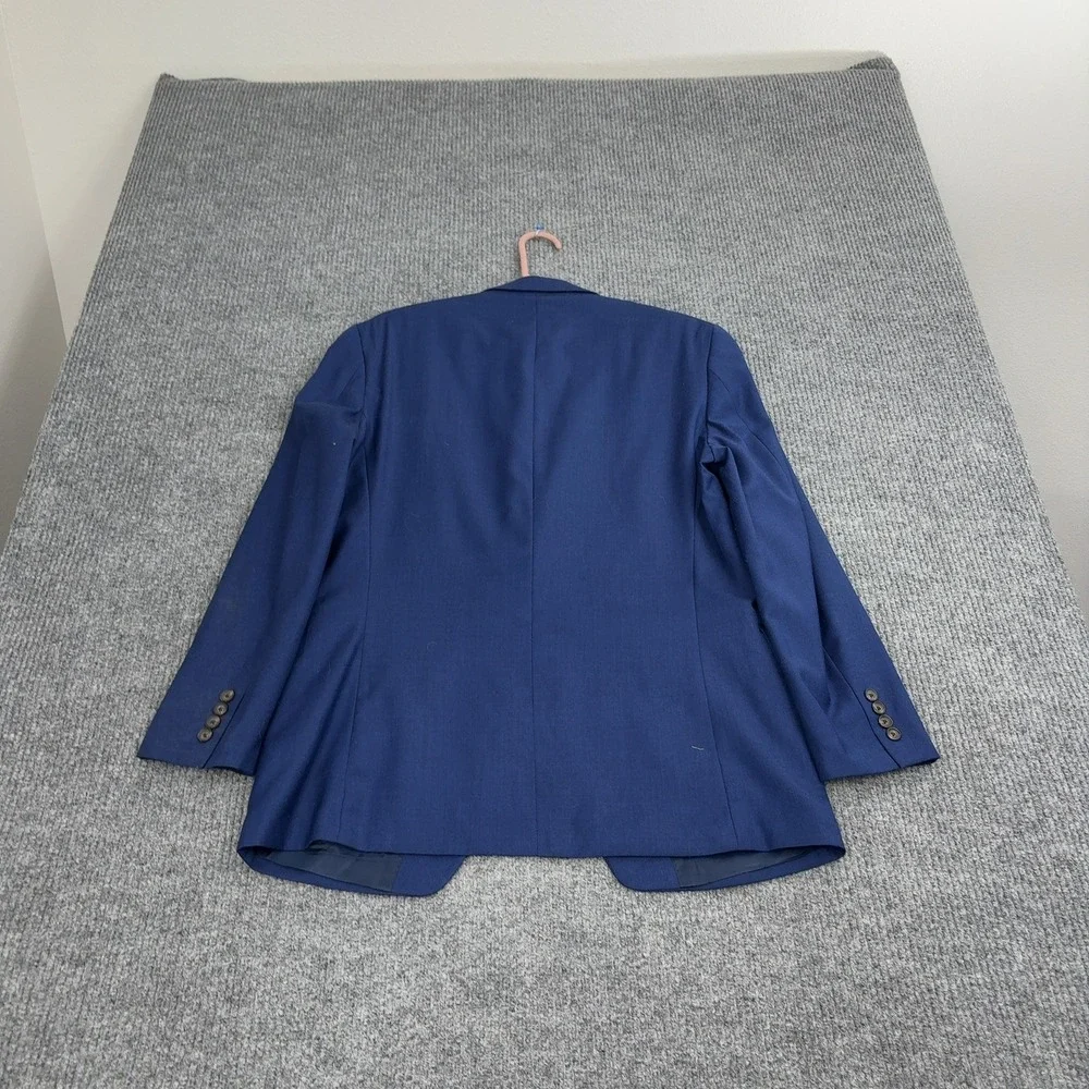 Lauren Ralph Lauren Blazer Mens 40R Blue Wool Two Button Professional‎ Classic